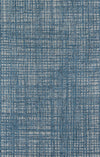 Tapis Contemporain Nayah 6'7\" x 9'6\" en Bleu