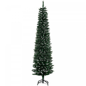 Homcom Sapin De Noel Artificiel De 6.5 Pieds Avec 570 Pointes De Branches