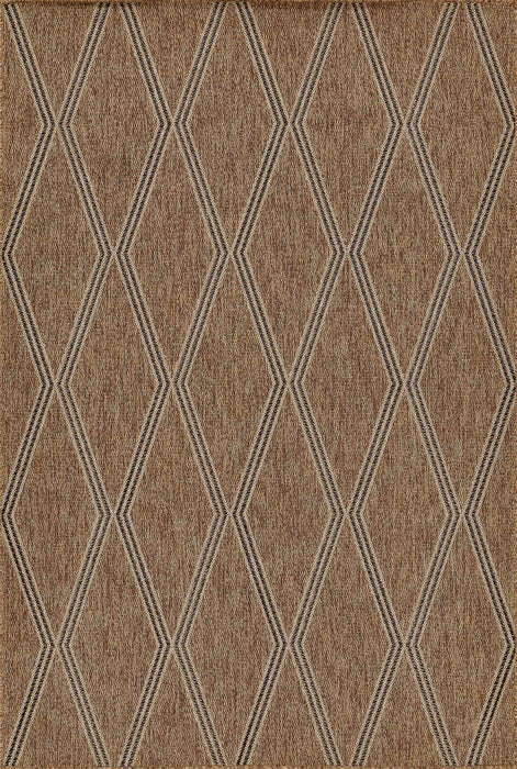 Tapis Transitionnel Cypress 5'3\" x 7'0\" en Ivoire