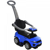 Aosom 3 En 1 Kid Ride On Push Car Poussette Voiture De Marche Coulissante Avec Klaxon Musique Foncti