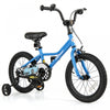 Costway 16\" Velo D'entrainement Pour Enfants Avec Roues D'entrainement Amovibles Pneumatiques Navy