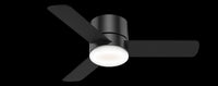 Ventilateur de plafond Minimus avec luminaire - Noir