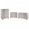 Ensemble de commode moderne Granville 3 pieces en gris clair