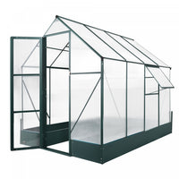Outsunny 8.2' X 6.2' Jardin De Plantes D'exterieur A Effet De Serre, Fenetre A Temperature Controlee