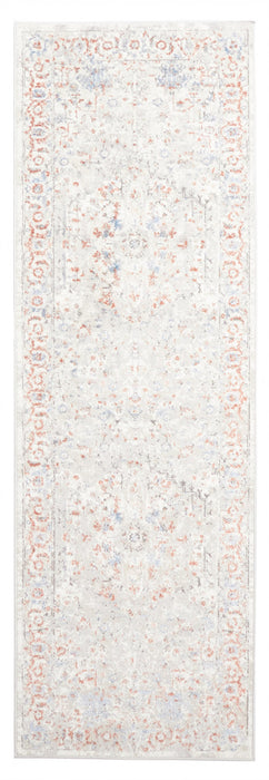Tapis de Couloir Traditionnel Mira 2'8\" x 8'2\" en Ivoire