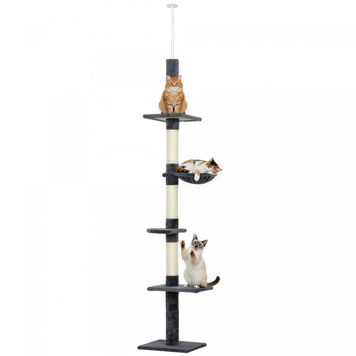 Arbre a Chat de 8.5 Pieds Centre d'Activite 5 Niveaux
