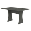 Table de salle a manger Coney style mid-century 53\" en gris charbon