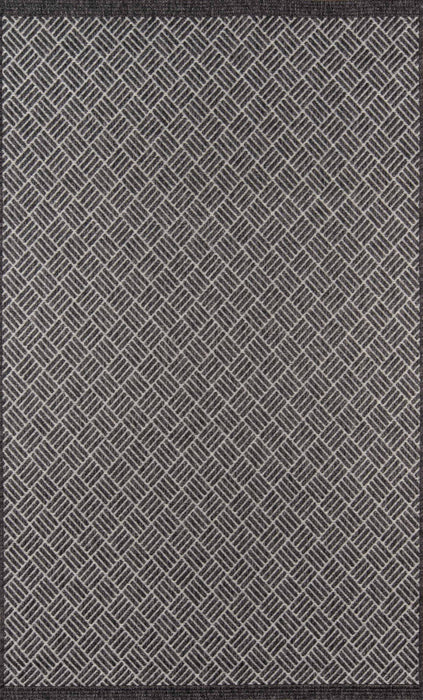 Tapis Contemporain Eve 6'7\" x 9'6\" en Gris