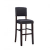 Tabouret bar Monaco en similicuir - espresso