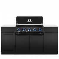 Broil King Baron 520i Shadow 4-bruleurs 45 000 BTU Barbecue a gaz naturel encastre - 876817