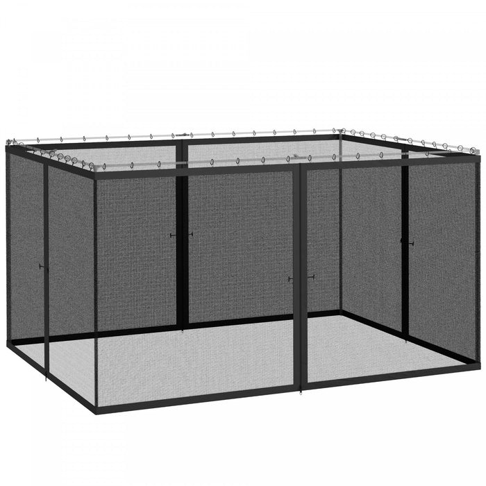 Outsunny Murs D'ecran De Moustiquaire De Remplacement De Gazebo 10' X 13'