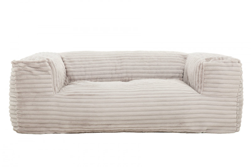 Fauteuil poire de type sofa Redd de Sealy en velours côtelé avec mousse à haute densité - taupe
