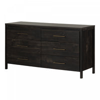 Gravity Commode 6 Tiroirs - Noir Antique