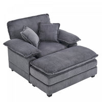 Liam Canape d'interieur moderne en velours cotele 46,9