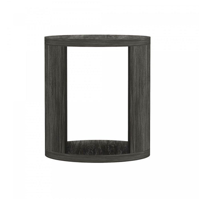 Table d’appoint contemporaine Alure 20\" en charbon