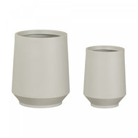 Ensemble 2 cache-pots Dalya - greige