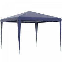 Outsunny 10x10pi Tente De Fete Portable Gazebo, Auvent De Jardin Pliant Abri D'evenement Parasol D'e