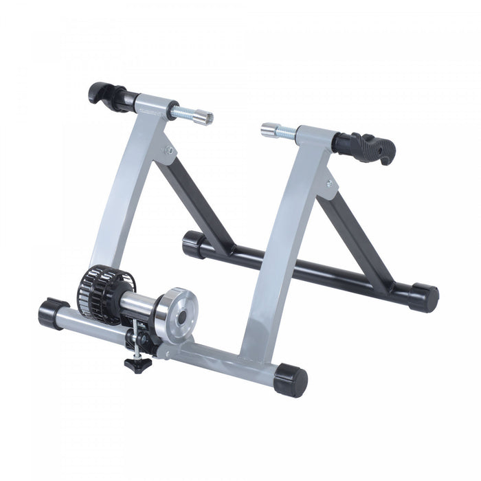 Soozier Support D'entrainement Magnetique Pour Velo D'interieur Pliable En Acier (argent)