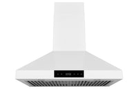 Chef 30-in Convertible Matte White Wall-Mounted Range Hood