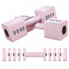 Soozier lot de 2 halteres reglables 0,9/1,8/3,2/4,1/5 kg avec poignees antiderapantes