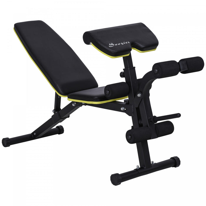 Soozier Banc de musculation multifonctionnel Banc d'halteres dossier