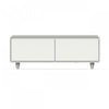 Forno Evoluto Tavolo 51" White Smart Coffee Table – Dual Refrigerator Drawers-FCTFR7006-51WHT | Table basse intelligente Evoluto Tavolo blanche 51 po– Doubles tiroirs refrigeres-FCTFR7006-51WHT