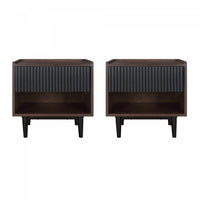  Table de nuit Duane style milieu du siecle 20