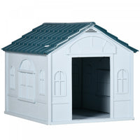 Pawhut Niche D'exterieur En Plastique Pour Chien De 26