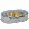 Lit pour Chien et Chat avec Bords et Coussin Amovible Lavable