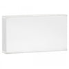 Applique murale Emery de Dainolite en acrylique givré qui diffuse la lumière, avec fini blanc mat et ampoule à DEL de 20 W