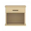 Table de nuit traditionnelle Clifford en chene naturel (1 tiroir)
