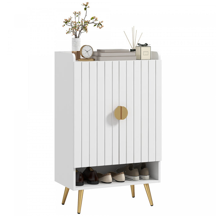 HOMCOM Armoire a chaussures etroite pour l'entree rangement pour chaussures