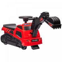 Aosom Voiture De Construction Pour Enfants 3 En 1, Rouleau Compresseur, Pelle, Bulldozer, Constructi