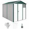 Outsunny Abri de Jardin 9' x 6', Abri de Stockage Metallique, Vert