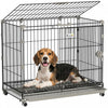 Cage pour Chien sur Roulettes, 75 cm, Metal