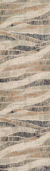 Tapis Contemporain Briar 2'2\" x 7'7\" en Gris