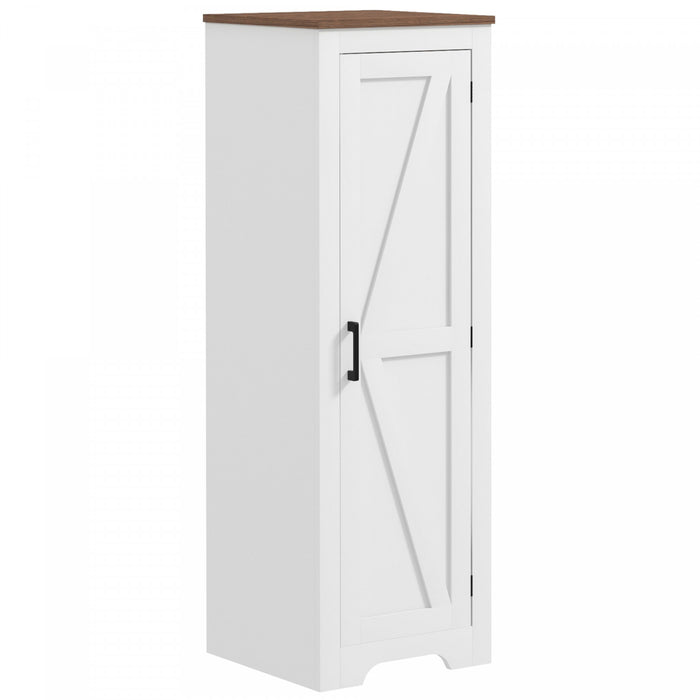 HOMCOM Armoire de rangement de ferme avec etagere reglable pour le salon