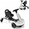 Costway 6v Kids Ride On Drift Car Electric Drifting Go Kart Pour Enfants Avec 360° Spin White