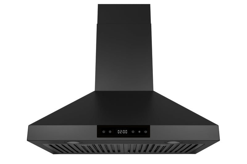 Chef 30-in Convertible Matte Black Wall-Mounted Range Hood