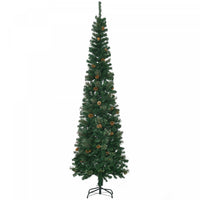 Homcom Sapin De Noel Artificiel En Forme De Crayon De 7.5ft