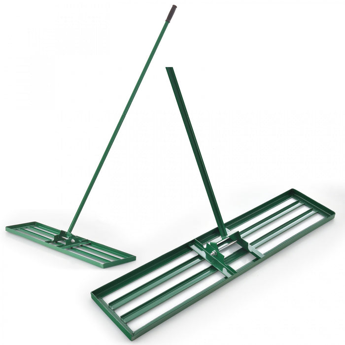Costway Pelouse Nivelage Rake 36 \"x 10\" Outil De Pelouse De Niveau Pour Jardin Arriere-cour / Pelouse