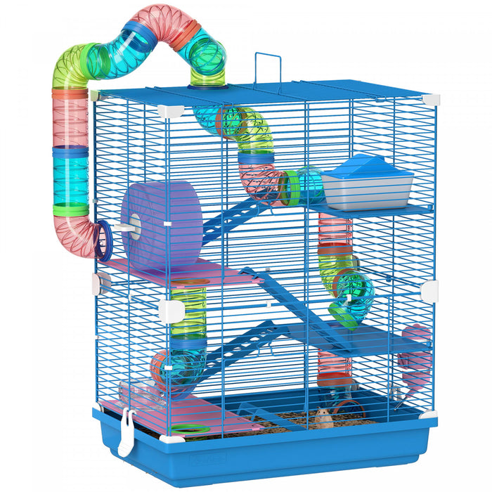 Cage a 5 etages pour hamster, cage portable pour animaux