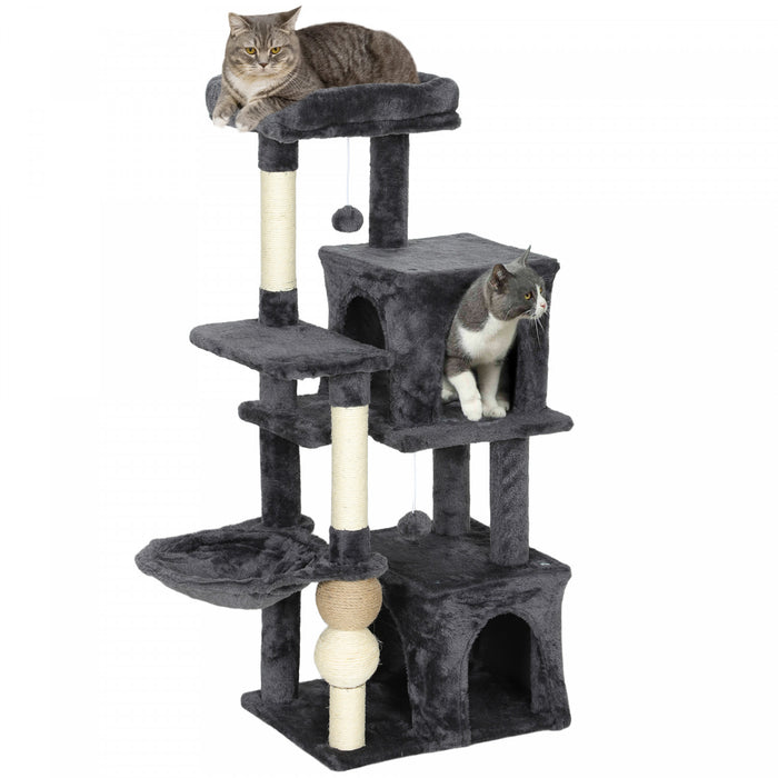 Multi-level Cat Tree With Sisal Scratching Posts And Hammock
