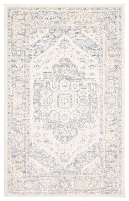Carpette Bijara bleue - 8 pi 0 po x 10 pi 0 po   