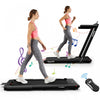 Tapis De Course Pliable 2 En 1 Superfit, Avec Haut-parleur, Telecommande Et Controle Via Application, Moteur 2,25 Hp, 2 Modes : Marche Et Course, Vitesse De 1 A 12 Km/h, Noir