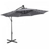 Outsunny Parasol De Patio Gris