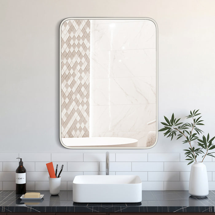Miroir Tuckerson de 40 po blanc