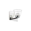 Applique murale Vanity de Dainolite avec fini chromé poli et 1 ampoule à DEL
