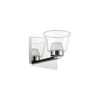 Applique murale Vanity de Dainolite avec fini chromé poli et 1 ampoule à DEL