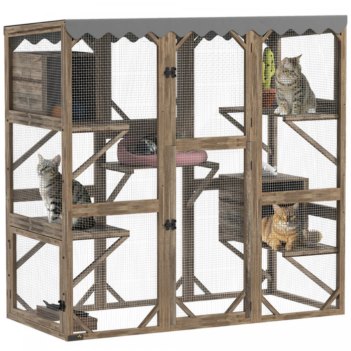 Catio Outdoor Cat Enclosure With Window Access